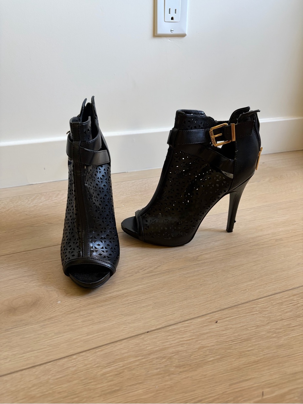 Black GUESS Stiletto Booties